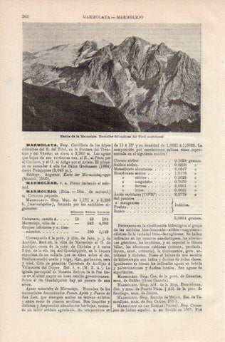 LAMINA V41471: Macizo de la Marmolata