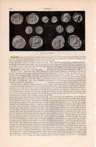 LAMINA V41466: Monedas de Marion