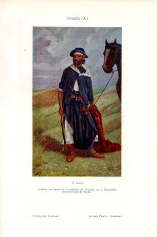 LAMINA V41621: El Gaucho por J. Peluffo
