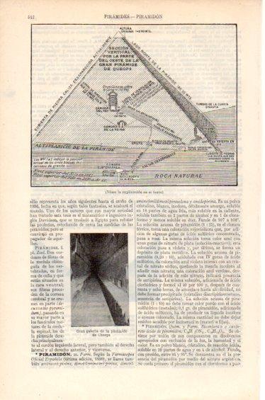LAMINA V41652: Piramide de Keops