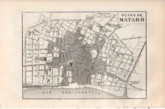 LAMINA V41564: Plano de Mataro, Barcelona