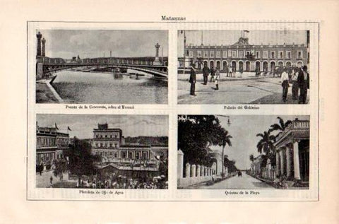 LAMINA V41562: Vistas de Matanzas, Cuba