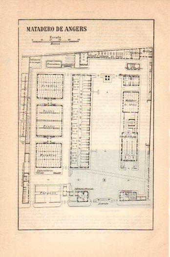 LAMINA V41554: Plano del Matadero de Angers