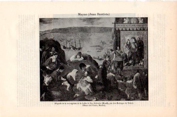 LAMINA V41600: Alegoria de la reconquista de la bahia de San Salvador por F. de Toledo