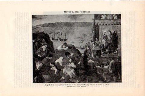 LAMINA V41600: Alegoria de la reconquista de la bahia de San Salvador por F. de Toledo
