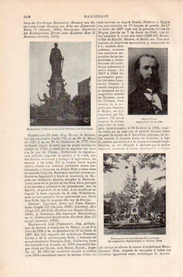 LAMINA V41595: Monumento de Maximiliano II de Baviera