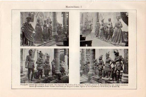 LAMINA V41594: Cenotafio de Maximiliano I de Austria