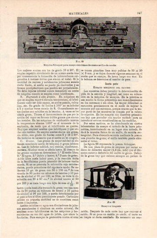 LAMINA V41579: Maquina Schopper de cuatro anillos