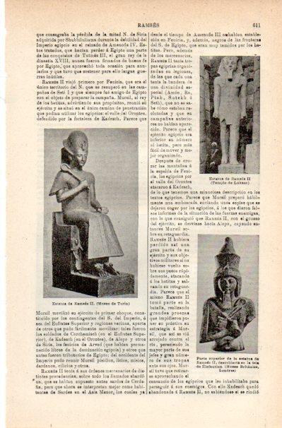 LAMINA V42223: Estatuas de Ramses II