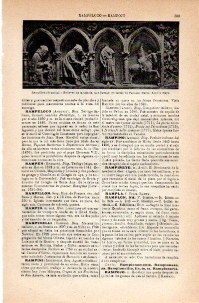 LAMINA V42221: Relieves iglesia de Rampillon, Francia