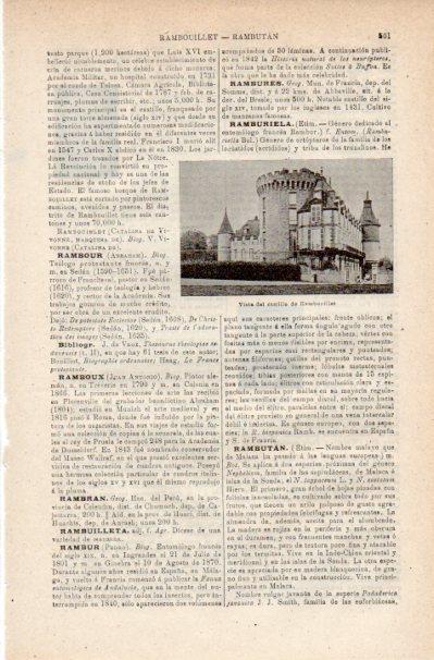 LAMINA V42216: Castillo de Rambouillet