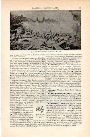 LAMINA V42214: Defensa de Rambervillers por J. B. Levy