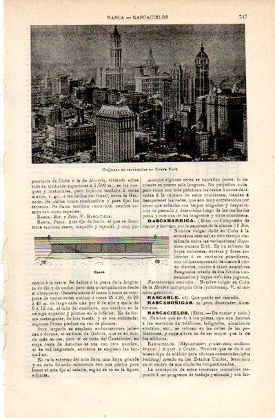 LAMINA V42243: Conjunto de rascacielos en Nueva York