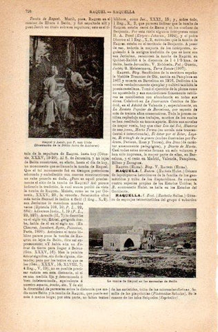 LAMINA V42242: La tumba de Raquel en Belen