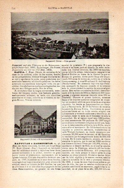 LAMINA V42241: Vista general y ayuntamiento de Rapperawill, Suiza