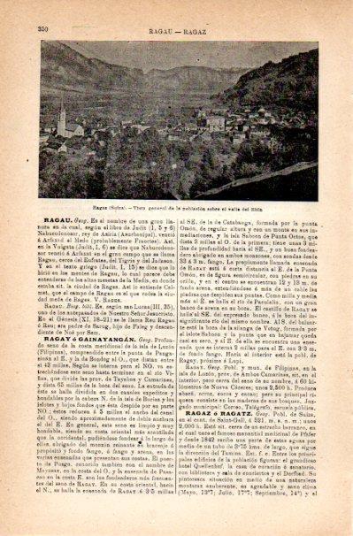 LAMINA V42202: Vista general de Ragaz o Ragatz, Suiza