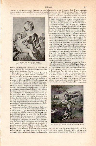 LAMINA V42193: San Miguel por Rafael