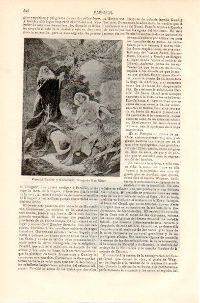 LAMINA V42357: Parsifal por Max Ritter