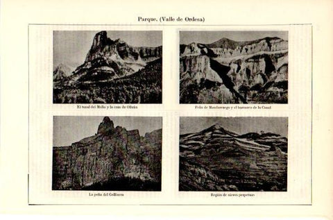 LAMINA V42352: Parque del Valle de Ordesa