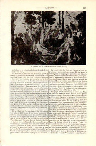 LAMINA V42341: El Parnaso por Poussin