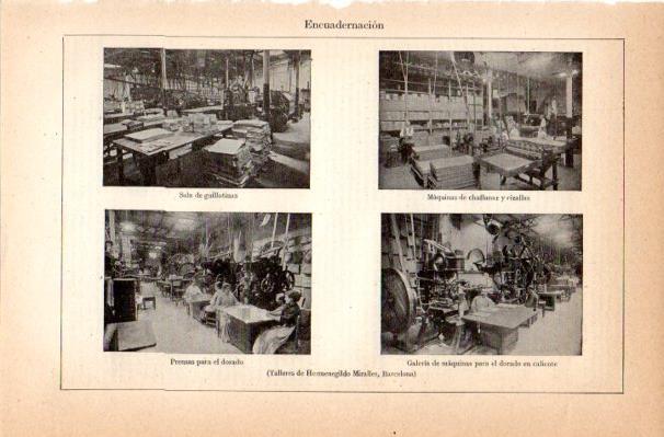 LAMINA V42144: Salas en talleres de Hermenegildo Miralles, Barcelona