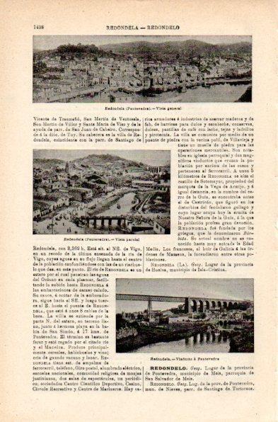LAMINA V42293: Vistas de Redondela, Pontevedra