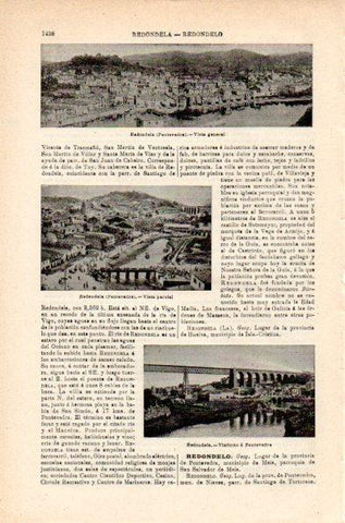 LAMINA V42293: Vistas de Redondela, Pontevedra
