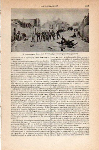 LAMINA V42283: El reconocimiento por E. Detaille