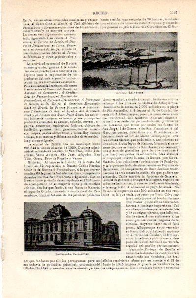 LAMINA V42278: Aduana y Universidad en Recife, Brasil