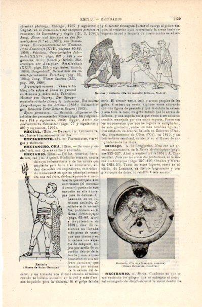 LAMINA V42275: Relicario de una lampara romana