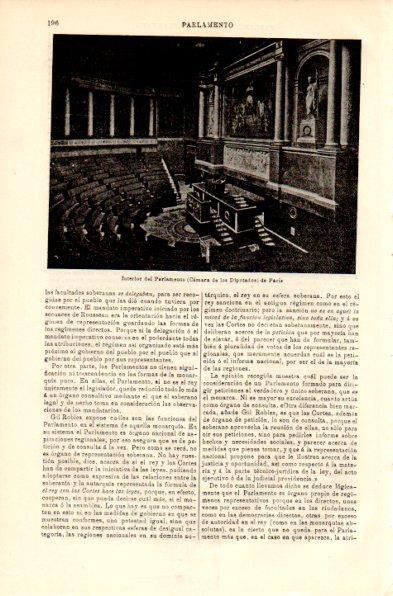 LAMINA V42333: Interior del Parlamento de Paris