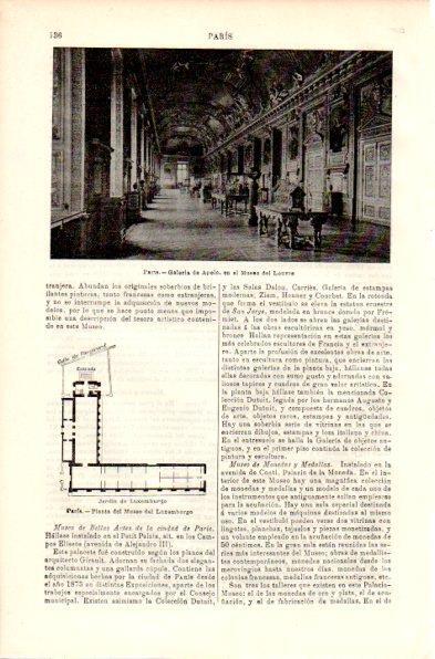 LAMINA V42324: Galerio de Apolo en Museo del Louvre