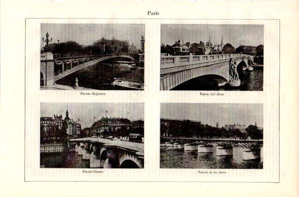 LAMINA V42323: Puentes en Paris