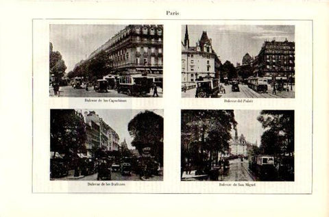 LAMINA V42305: Bulevares de Paris
