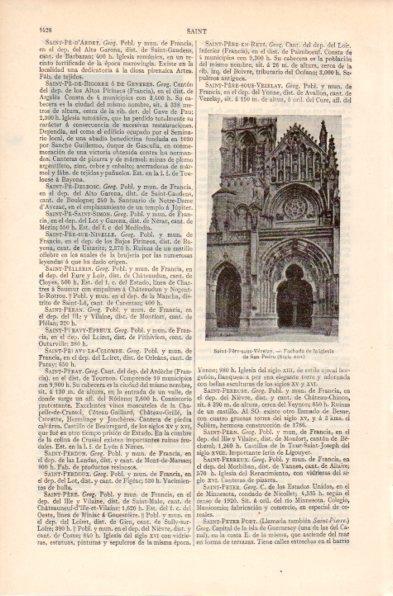 LAMINA V41977: Iglesia de San Pedro en Saint-Pere-sous-Vezelay