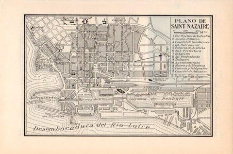 LAMINA V41972: Plano de Saint Nazaire
