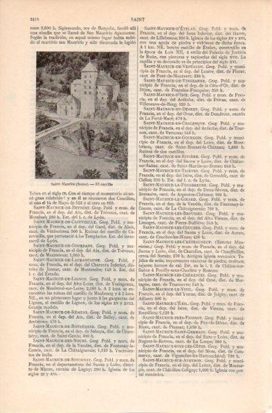 LAMINA V41969: El Castillo de Saint-Maurice, Suiza