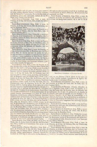 LAMINA V41967: Puente de Arc en Saint-Marcel-d'Ardeche