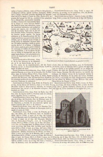 LAMINA V41964: Iglesia de Saint-Loup-de-Naud