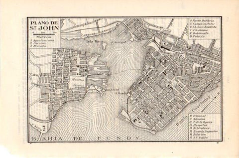 LAMINA V41961: Plano de St. John