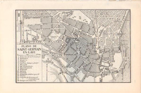 LAMINA V41954: Plano de Saint Germain en-Laye