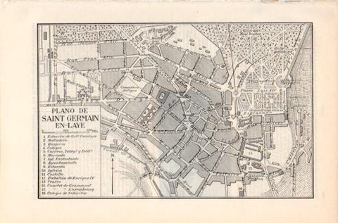 LAMINA V41954: Plano de Saint Germain en-Laye