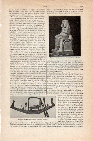 LAMINA V42008: Estatua de una princesa de Egipto