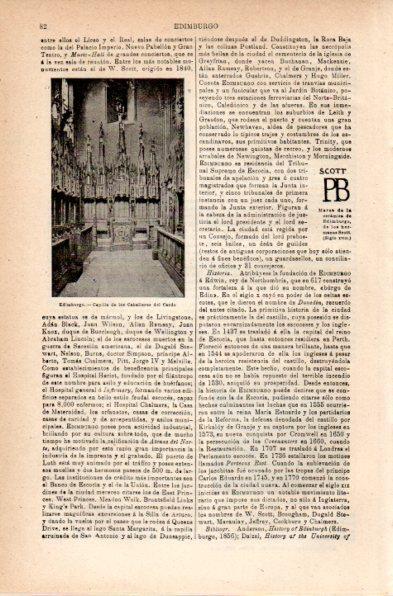 LAMINA V41993: Capilla de los Caballeros del Cardo en Edimburgo
