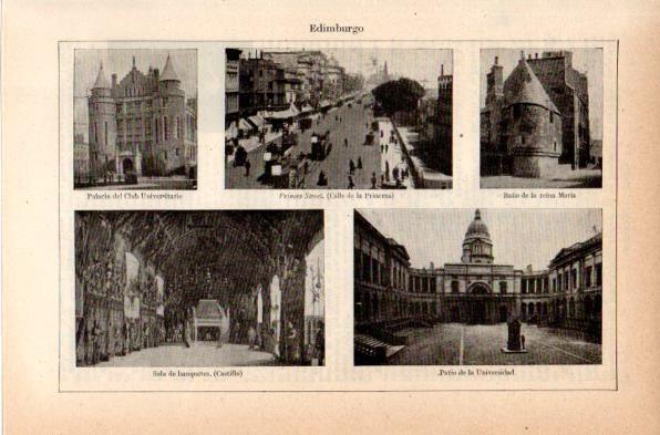 LAMINA V41992: Vistas de Edimburgo