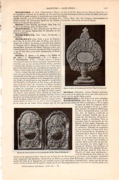 LAMINA V41906: Sacras de la parroquia de San Miguel, Zaragoza