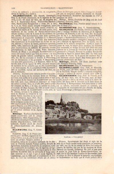 LAMINA V41900: Vista general de Saarburg, Alemania