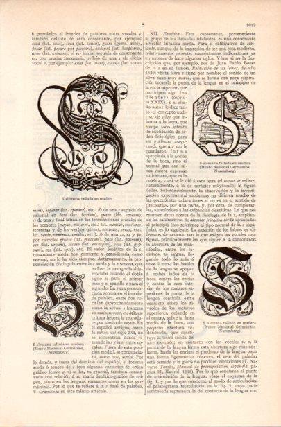 LAMINA V41898: La letra S de Alemania tallada en madera