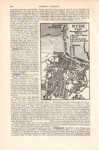 LAMINA V41896: Plano de Ryde