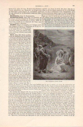 LAMINA V41890: Rut grabado por Jacobo Heath